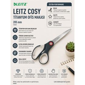 Leitz 53320089 Cosy Titanyum Premium Gri Makas