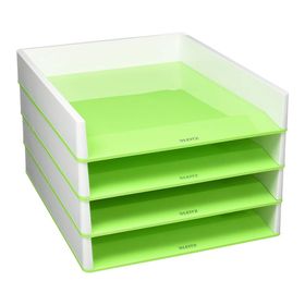 Leitz 53611054 Beyaz Yeşil Evrak Rafı