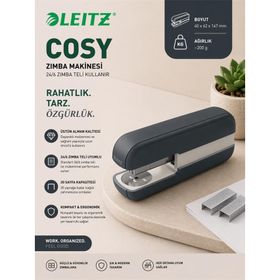 Leitz 55670089 Gri Cosy Zımba Makinesi