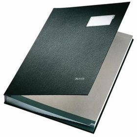 Leitz 5700 20 Bölme Siyah İmza Defteri