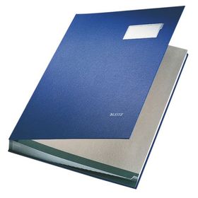 Leitz 57000035 Pp 20 Bölmeli Mavi İmza Dosyası
