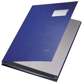 Leitz 57010035 Pp 10 Bölmeli Mavi İmza Dosyası