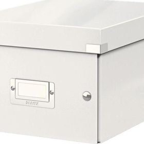 Leitz 6043 WOW Metalik Beyaz Küçük Boy Saklama Kutusu