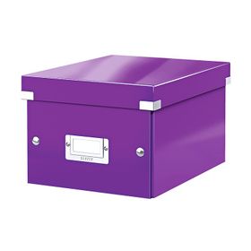Leitz 6043 Wow Metalik Mavi Küçük Boy Saklama Kutusu