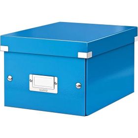 Leitz 6043 Wow Metalik Mavi Küçük Boy Saklama Kutusu