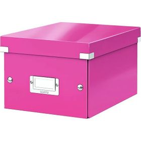 Leitz 6043 WOW Metalik Pembe Küçük Boy Saklama Kutusu