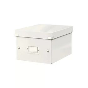 Leitz 60430001 Click Store Wow Metalik Beyaz Küçük Saklama Kutusu