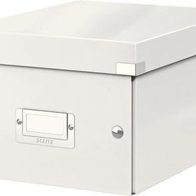 Leitz 60430001 Click Store Wow Metalik Beyaz Küçük Saklama Kutusu
