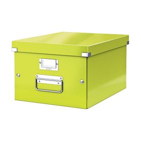 Leitz 6044 Wow C&S Metalik Yeşil Orta Boy Saklama Kutusu