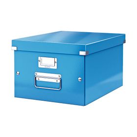Leitz 6044 Wow Metalik Mavi Orta Boy Saklama Kutusu