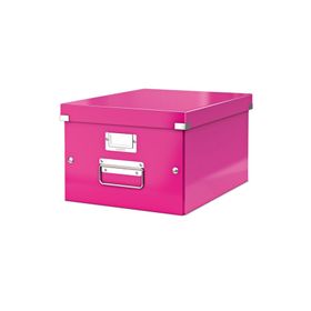 Leitz 6044 WOW Metalik Pembe Orta Boy Saklama Kutusu