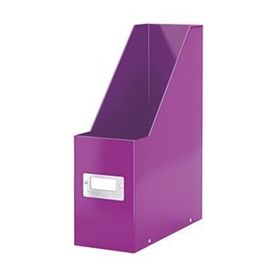 Leitz 60470062 Wow C&S Karton Kutu Metalik Mor Klasör