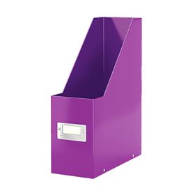 Leitz 60470062 Wow C&S Karton Kutu Metalik Mor Klasör