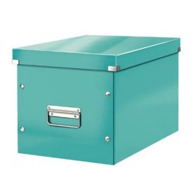 Leitz 6108 Wow C&S Metalik Buz Mavisi Küp Saklama Kutusu