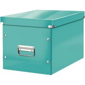 Leitz 6108 Wow C&S Metalik Buz Mavisi Küp Saklama Kutusu