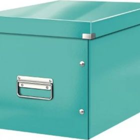 Leitz 6108 Wow C&S Metalik Buz Mavisi Küp Saklama Kutusu