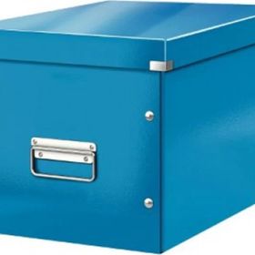 Leitz 6108 Wow C&S Metalik Mavi Küp Saklama Kutusu