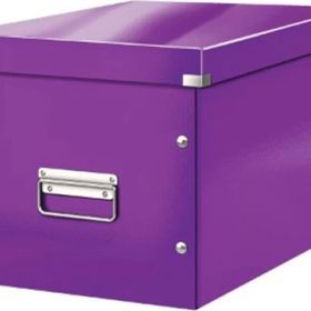 Leitz 6108 Wow C&S Metalik Mor Küp Saklama Kutusu