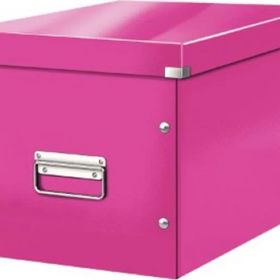 Leitz 6108 Wow C&S Metalik Pembe Küp Saklama Kutusu