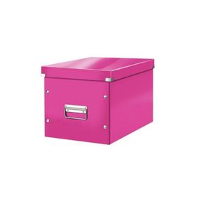 Leitz 6109 Wow C&S Pembe Orta Boy Küp Saklama Kutusu