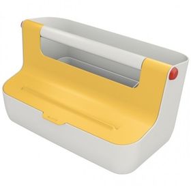 Leitz 6125 Storage Sarı Taşıma Kulplu Kutu