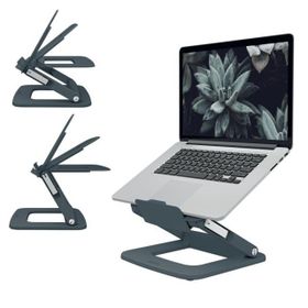 Leitz 64240089 Ergo Ayarlanabilir Çok Açılı Gri Laptop Standı