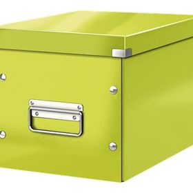 Leitz Click Store Küp Geniş Metalik Yeşil Saklama Kutusu