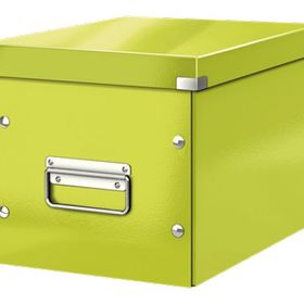 Leitz Click Store Küp Geniş Metalik Yeşil Saklama Kutusu