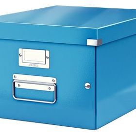 Leitz Click Store Küp Orta Metalik Mavi Saklama Kutusu