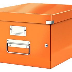 Leitz Click Store Küp Orta Metalik Turuncu Saklama Kutusu