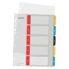 Leitz Cosy PP Renkli 1-5 Yazdırılabilir Seperatör