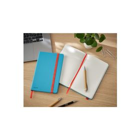 Leitz Cosy Soft Touch A5 - Mavi Ciltli Kapaklı Kareli Orta Boy Defter