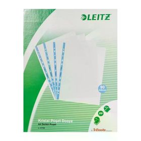 Leitz L-4700 90 Mikron 100'lü Kristal Poşet Dosya