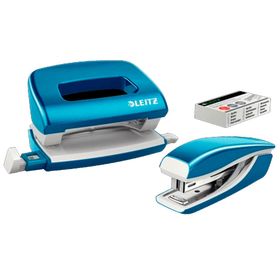 Leitz L-5561 Wow Zımba Set Mavi Delgeç