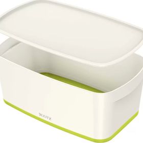 Leitz Mybox 5229 Yeşil-Beyaz Kapaklı Küçük Boy Saklama Kutusu