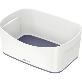 Leitz Mybox 5257 Gri-Beyaz Masa Üstü Saklama Kutusu