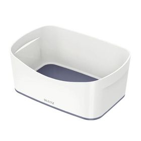 Leitz Mybox 5257 Gri-Beyaz Masa Üstü Saklama Kutusu