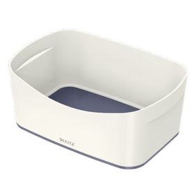 Leitz Mybox 5257 Gri-Beyaz Masa Üstü Saklama Kutusu
