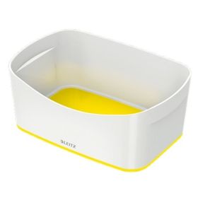 Leitz Mybox 5257 Sarı-Beyaz Masa Üstü Saklama Kutusu