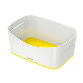 Leitz Mybox 5257 Sarı-Beyaz Masa Üstü Saklama Kutusu
