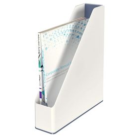 Leitz WOW 53621001 Çift Renk Beyaz Kutu Klasör