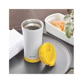 Leitz Wow Traveler Mug Sarı Çelik Termos