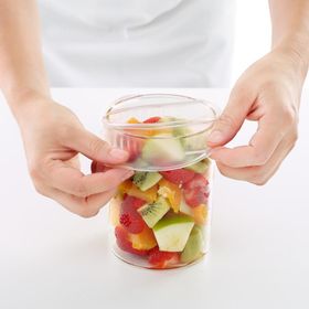Lekue 2'li Silikon Streç Üst Takım 8,5 cm Saklama Kabı