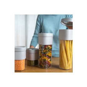 Lekue Save Store 3'lü Bej Saklama Kabı