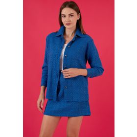 Lela 42190503 Saks Kadın Gömlek