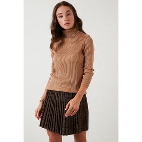 Lela 4614102 Camel Kadın Kazak