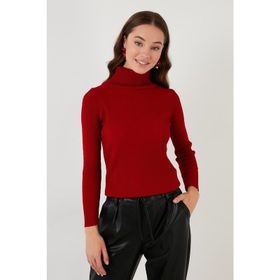Lela 4614102 Kırmızı Kadın Kazak