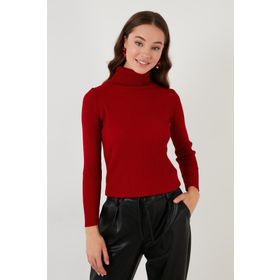Lela 4614102 Kırmızı Kadın Kazak