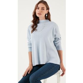 Lela 4615002 Bebe Mavi Kadın Kazak
