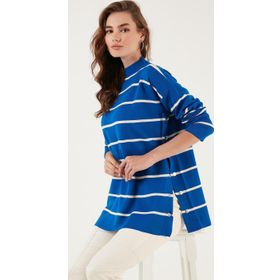 Lela 4615197 Saks Krem Kadın Kazak